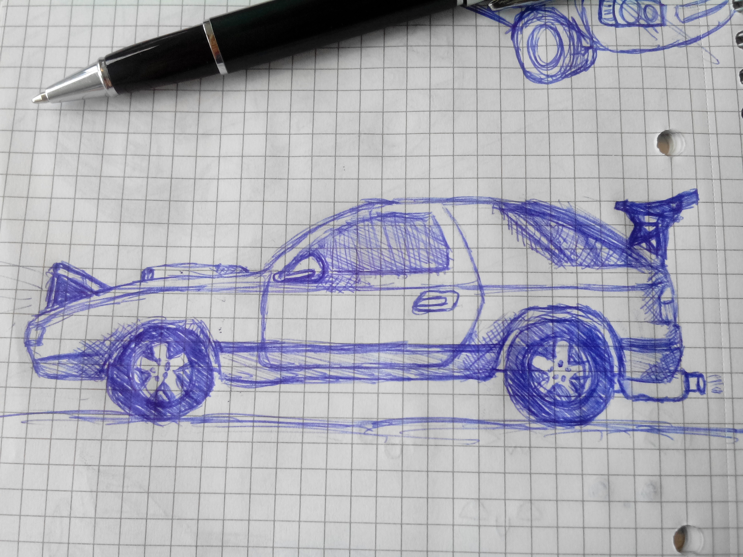 RX7 FC Sketch