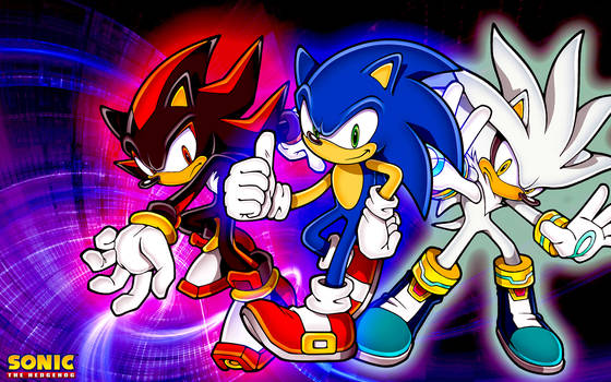 Sonic,Shadow And Silver Wallpaper