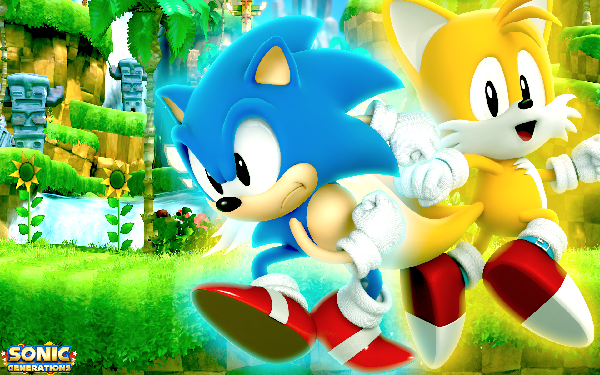 Sonic Generations: Play as Classic Tails 