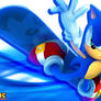 Sonic The Hedgehog Snowboarding Wallpaper