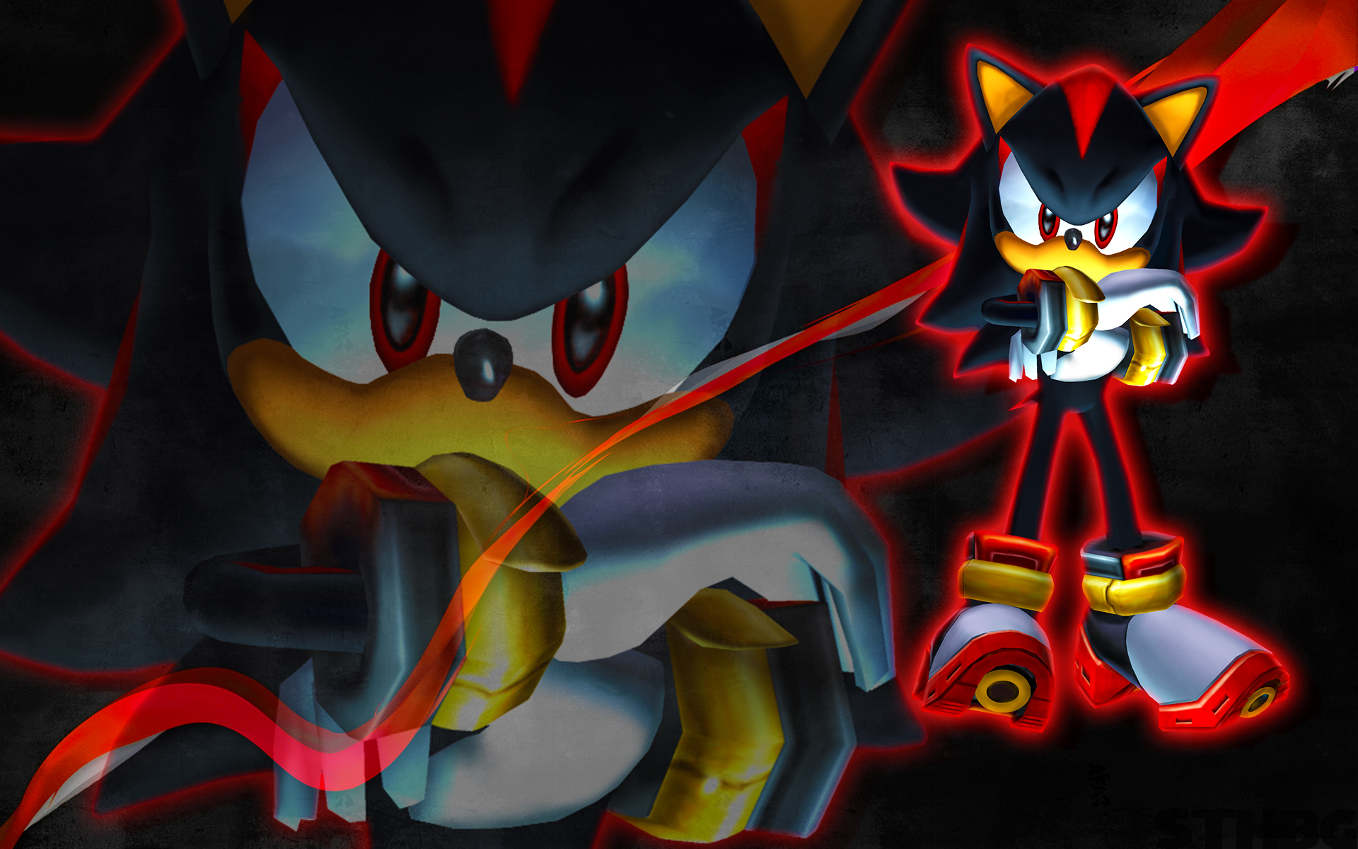 Shadow The Hedgehog Background PNG png anime download