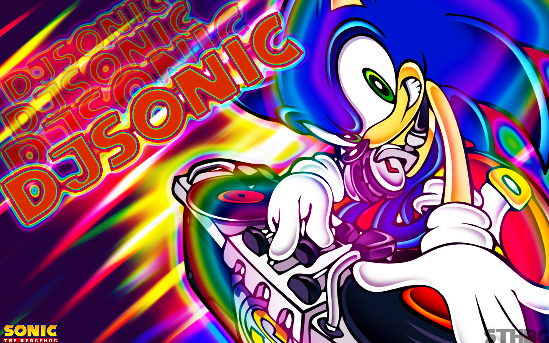 DJ Sonic The Hedgehog Wallpaper by SonicTheHedgehogBG on DeviantArt