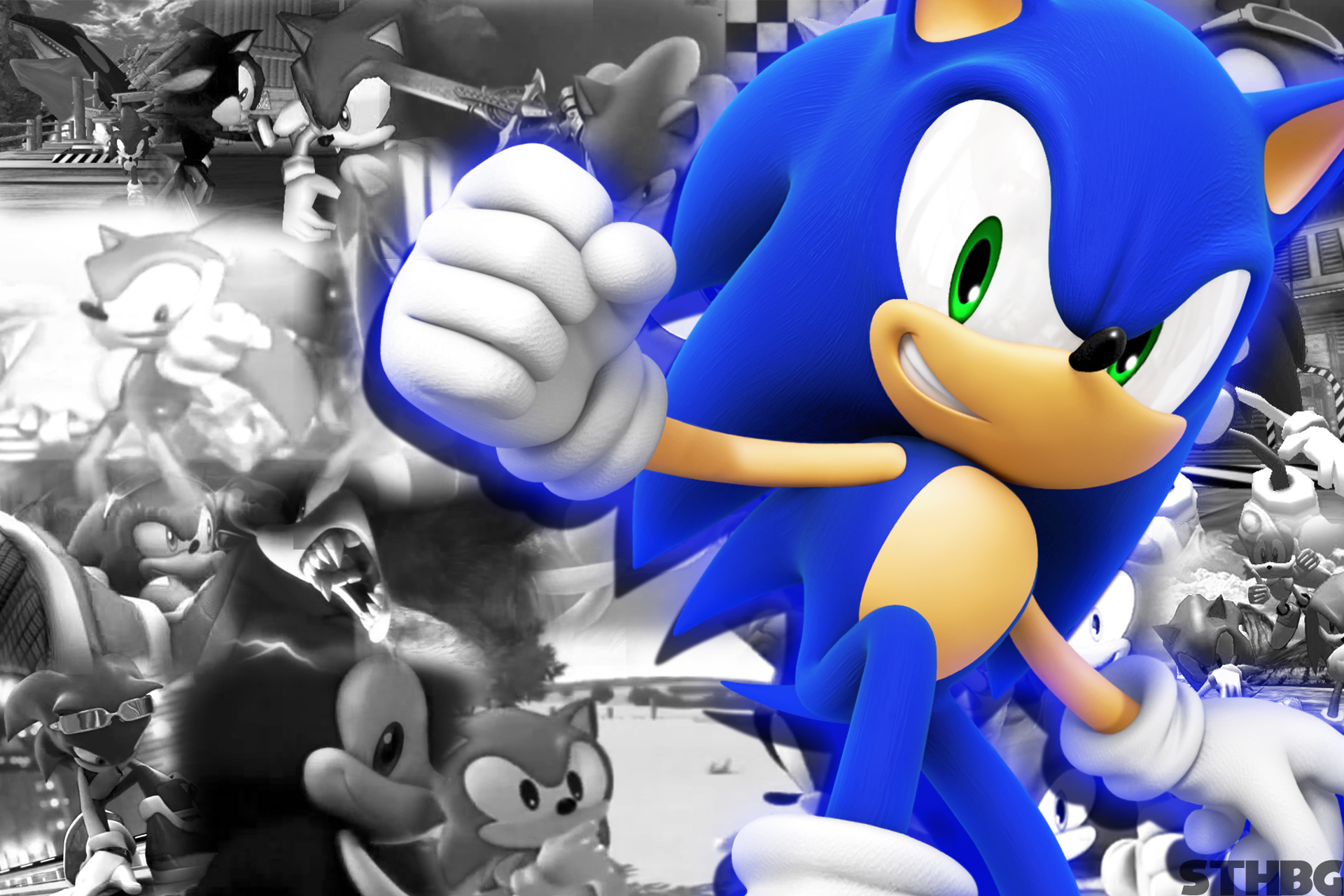 Sonic,Shadow And Silver Wallpaper by SonicTheHedgehogBG on DeviantArt