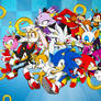 Sonic The Hedgehog And Friends Wallpaper