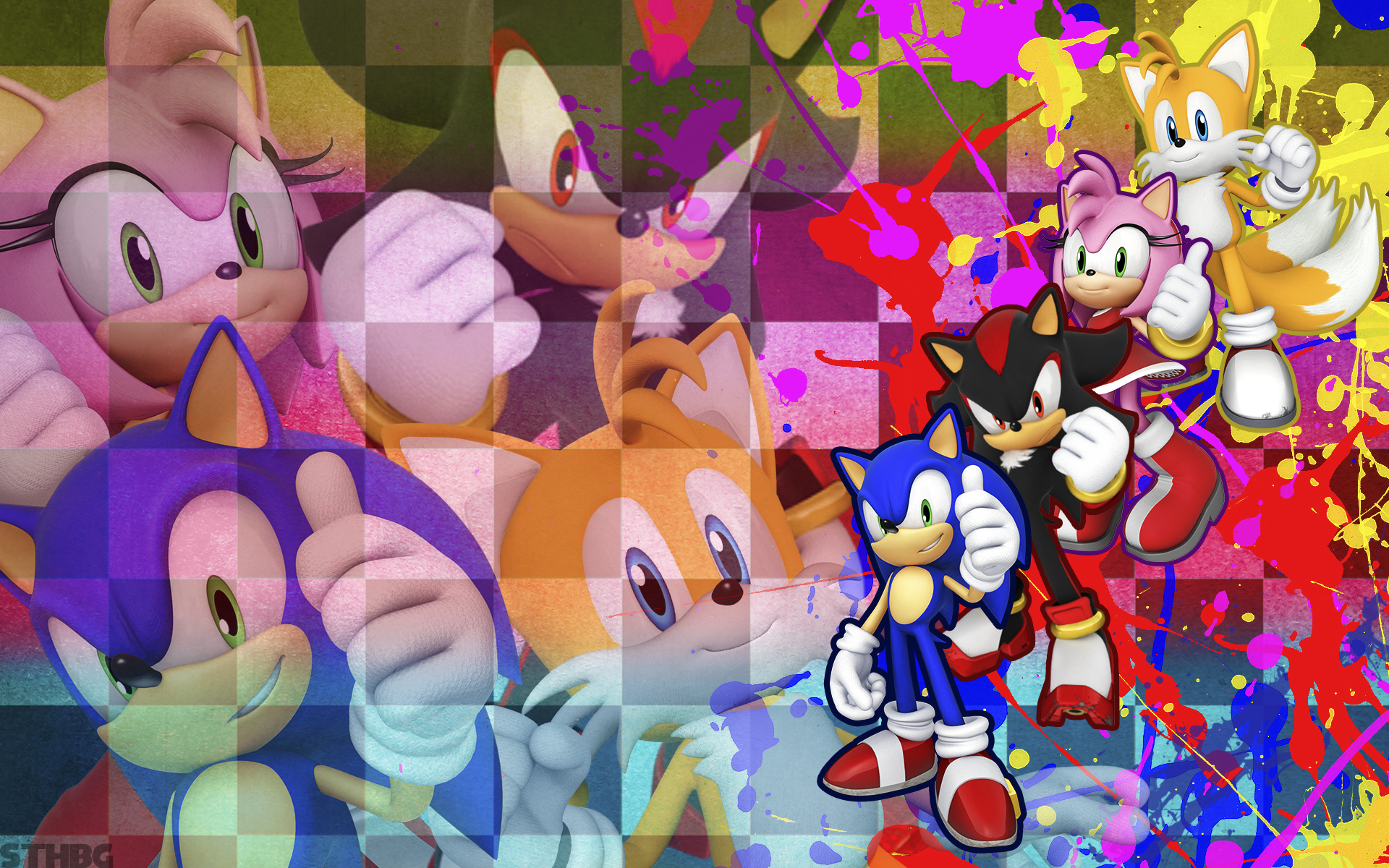 Sonic,Shadow And Silver Wallpaper by SonicTheHedgehogBG on DeviantArt