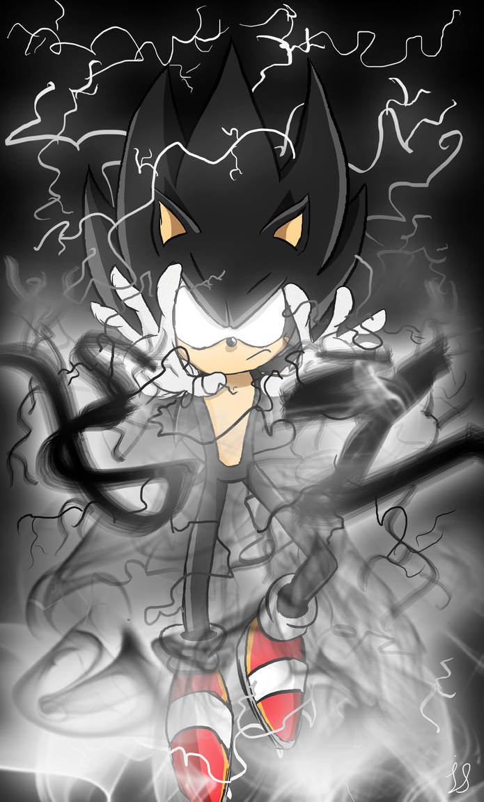 Dark Sonic - Drawing by SonicTheHedgehogBG on DeviantArt