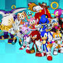 Sonic The Hedgehog And Friends - Wallpaper