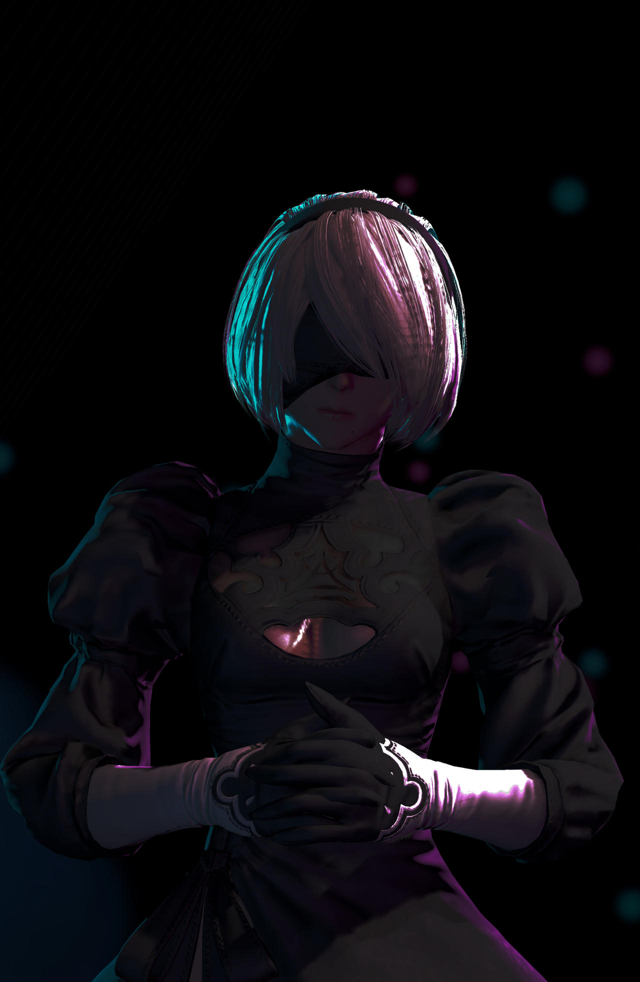 Angry 2b 2B. by Az4r1ah on DeviantArt