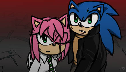 Soul Eater x Sonic Screenshot Redraw