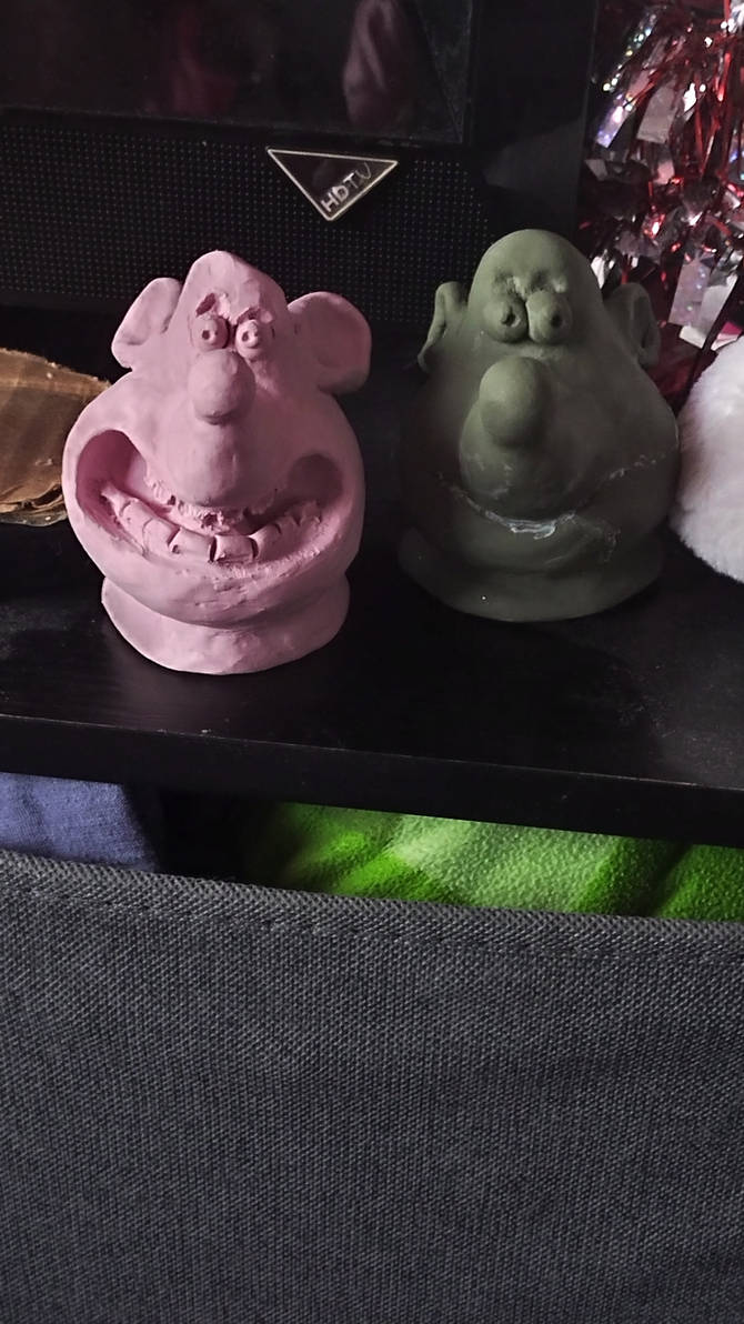 Anonymous Clay 2 Whitey Clay Sculptures by avengerchuck-erule34 on DeviantArt