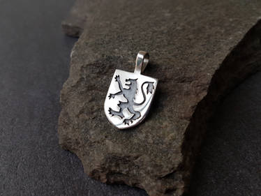 Lion shield pendant