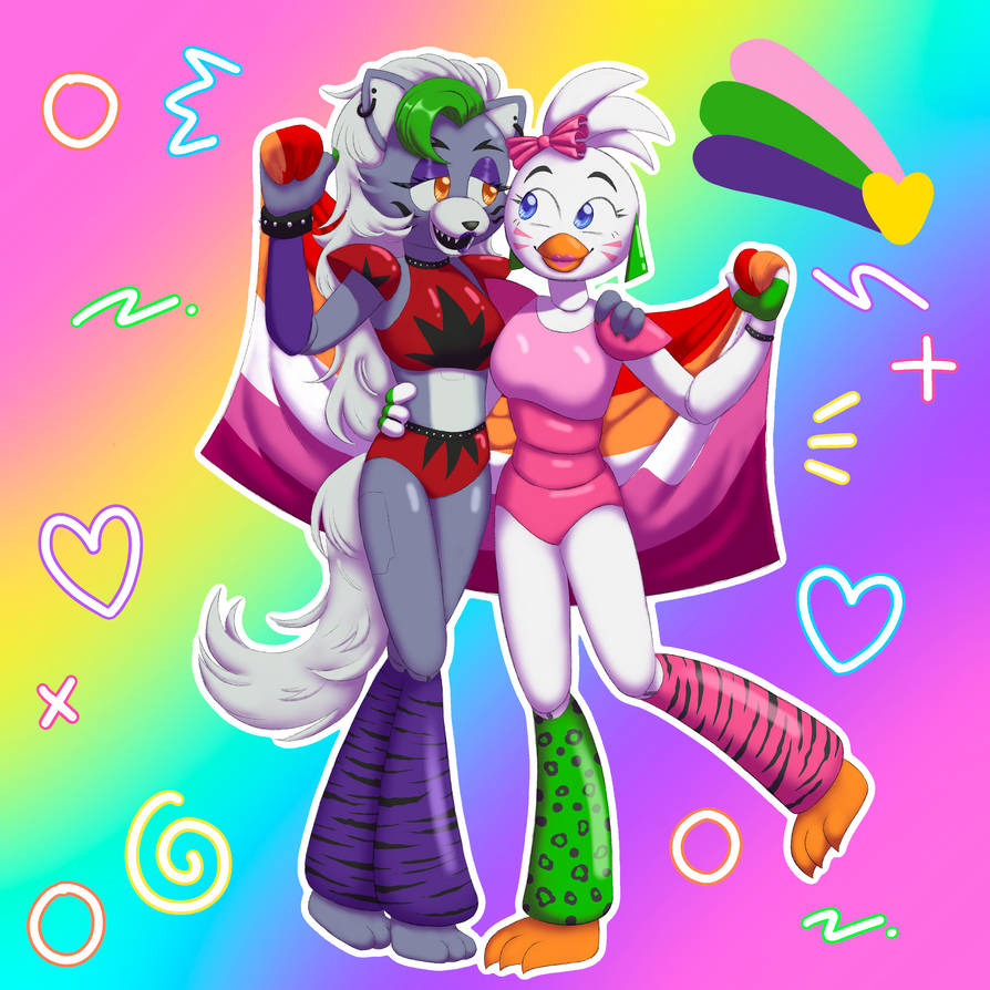 Roxanne Wolf X Glamrock Chica By Kattycaake On DeviantArt roxanne-wolf-x-glamrock-chica-by-kattycaake-on-deviantart