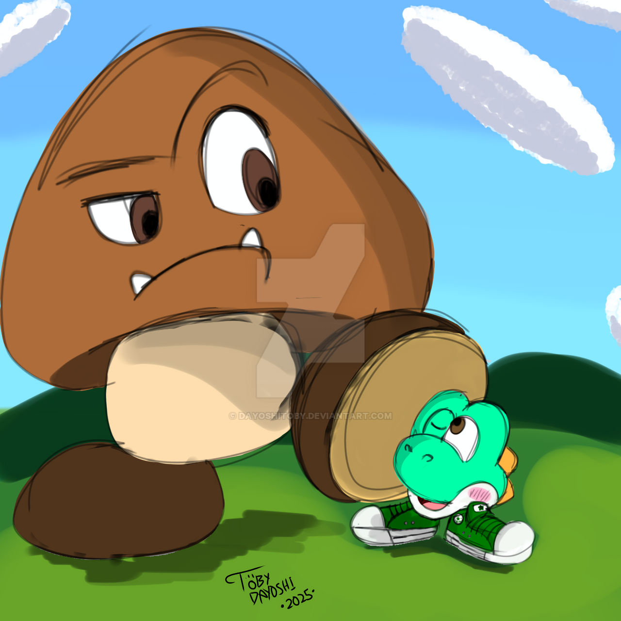 Goomba Oc Deviantart What a weird goomba by DaYoshiToby on DeviantArt