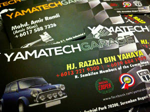 Yamatech Garage Name Card (Printed)