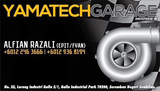 Yamatech Garage Name Card Design #002