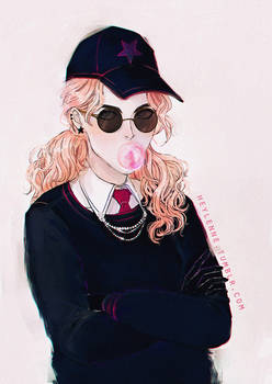 Elly Sketchy Portrait