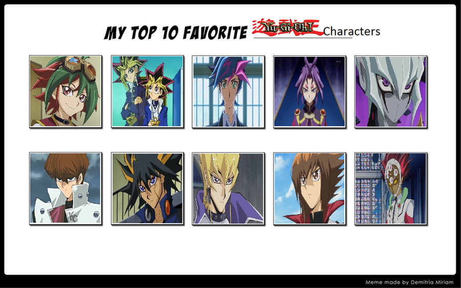 Top 10 Favorite Yu-Gi-Oh! Characters