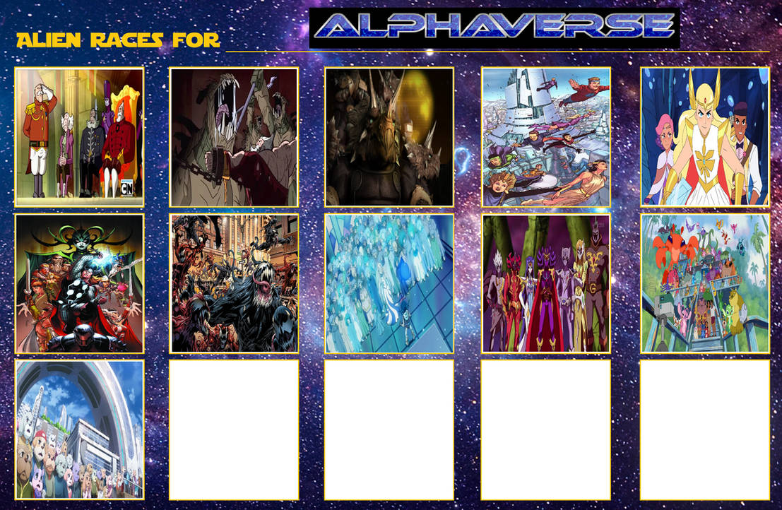 Multiple Alien Races Alien Races for Alphaverse (2) by AlphaOmega-Duelist35 on DeviantArt