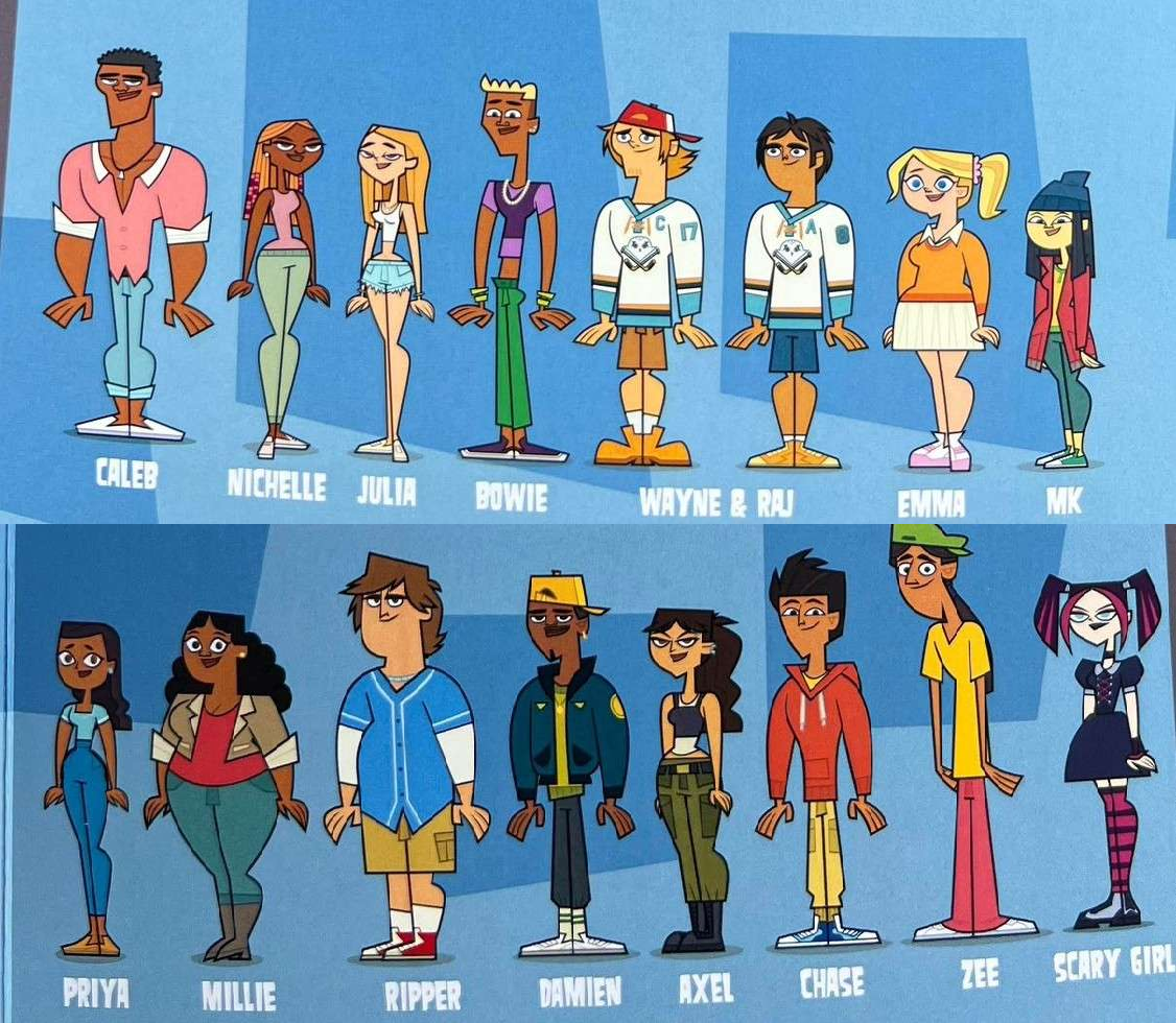 The NAMES of the characters of the new season of TOTAL DRAMA have been  released! 