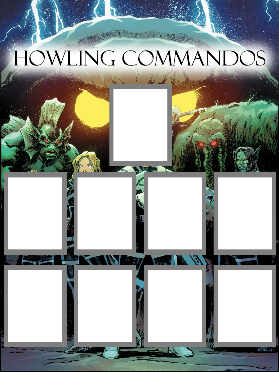 90 Howling Commandos Howling Commandos Template by AlphaOmega-Duelist35 on DeviantArt