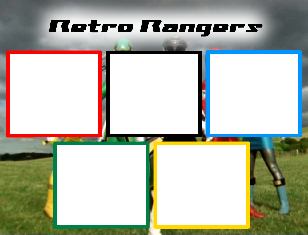 Re Rangers Frame Retro Rangers Template by AlphaOmega-Duelist35 on DeviantArt
