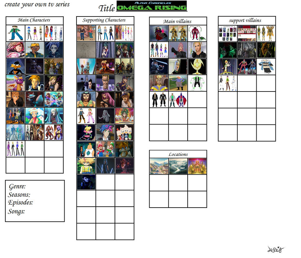 Alpha Chronicles: Omega Rising Cast (Redo) by AlphaOmega-Duelist35 on ...