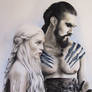 game of thrones - daenerys targaryen . khal drogo