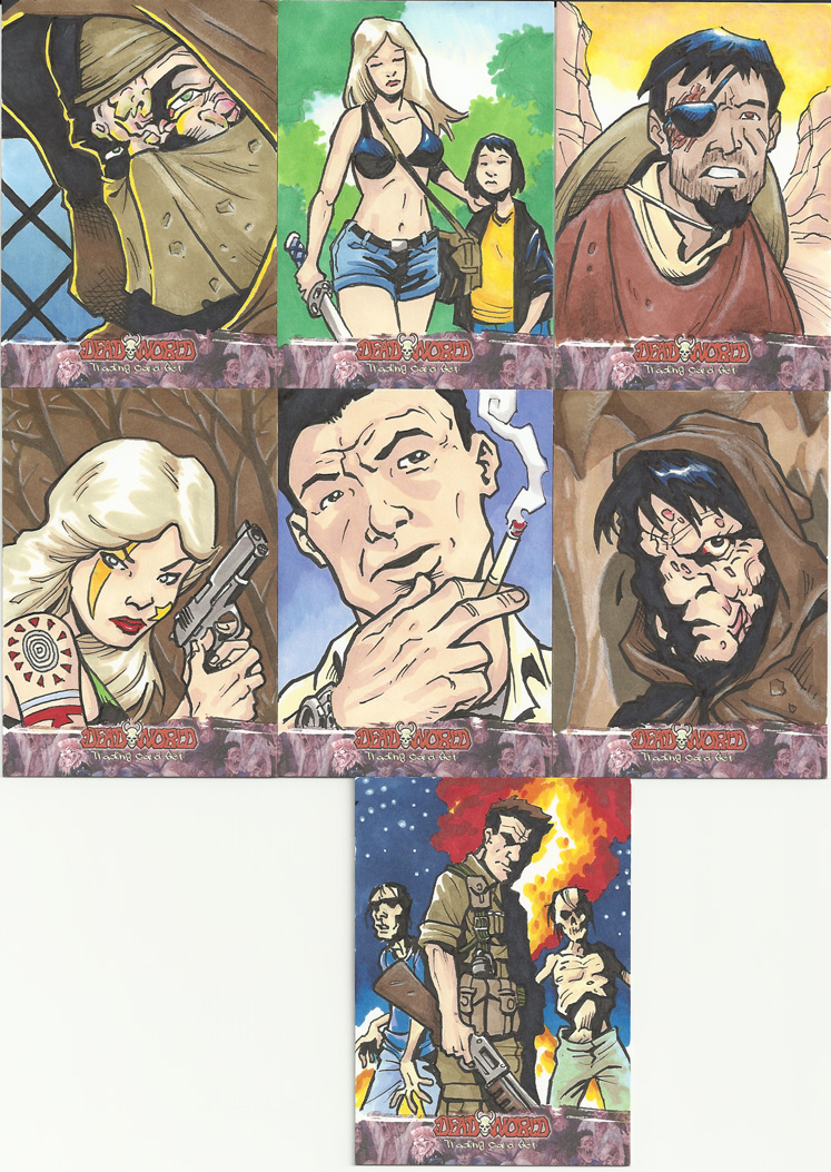 Dead World Sketch Cards