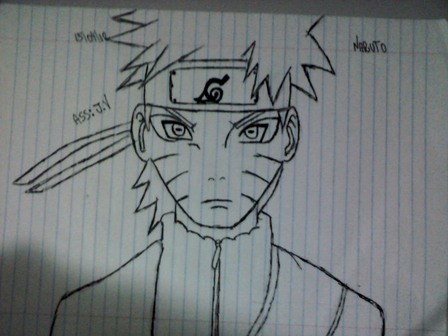 Desenhando Naruto Uzumaki 