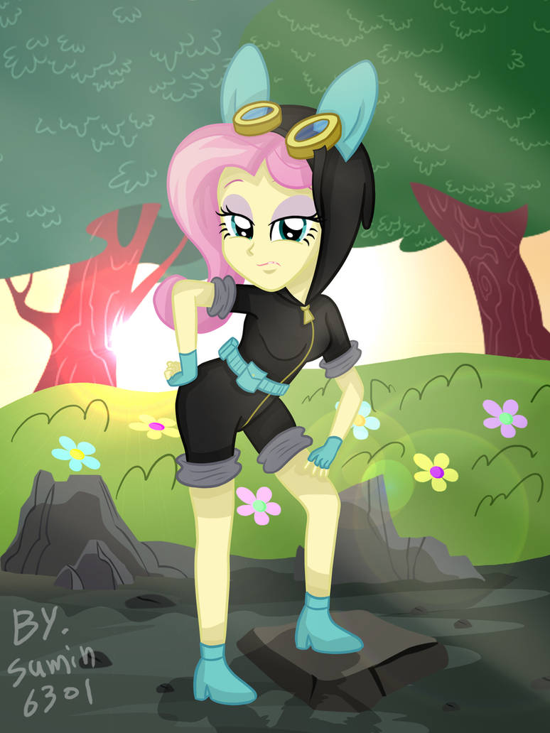 Fluttershy - Bunny suit - 2 by sumin630 on DeviantArt