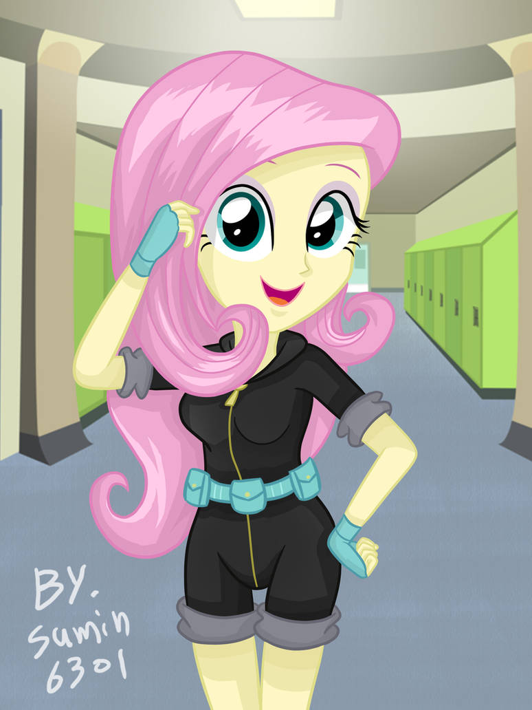Fluttershy - Bunny suit - 3 by sumin630 on DeviantArt