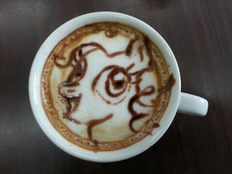 pinkie pie - Latte art,