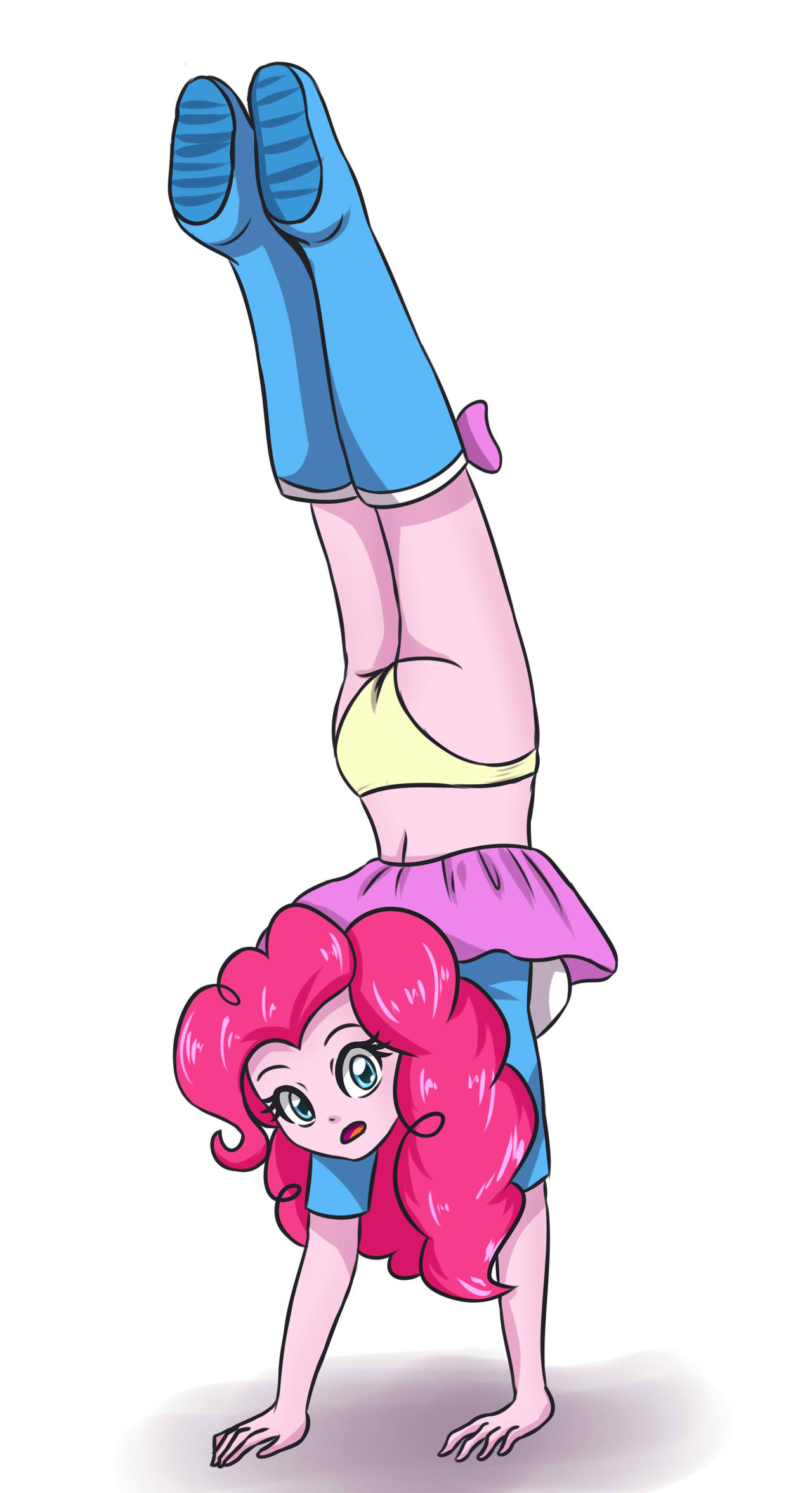 Pinkie pie - hand stand