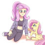 Flutter Shy and Flutter shy