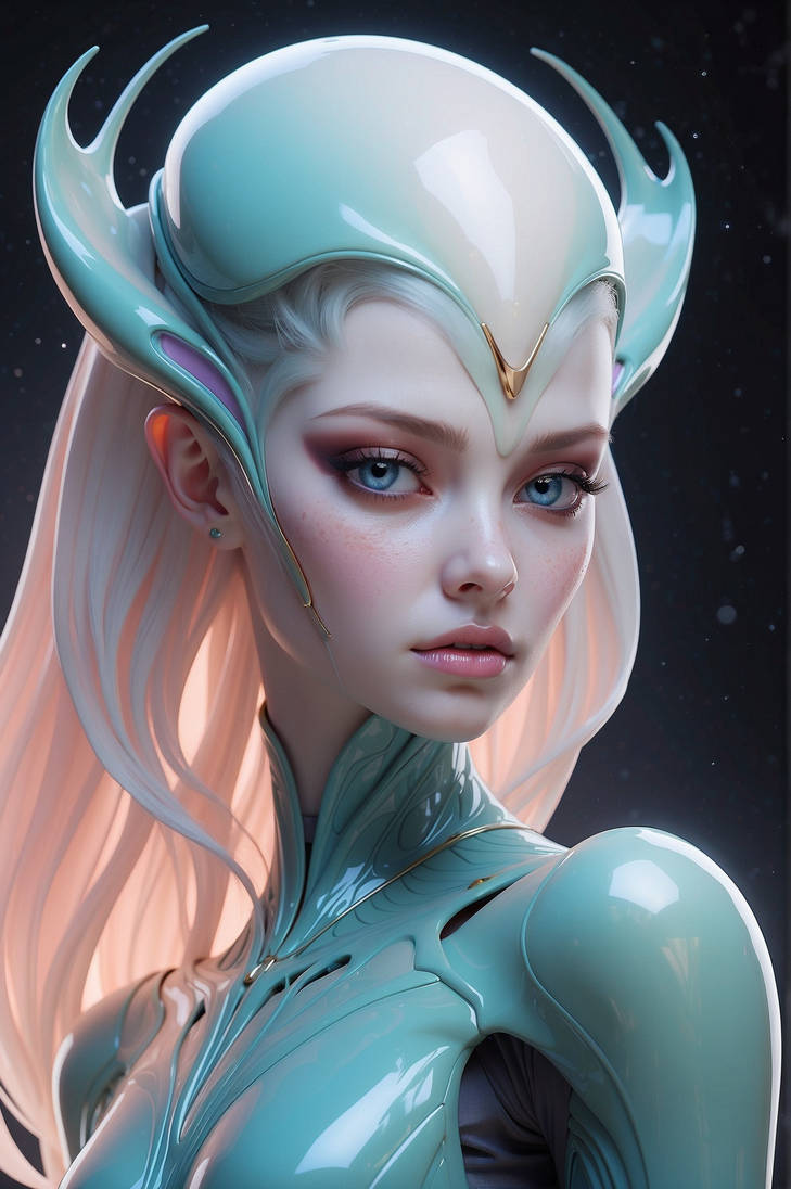 Alien woman by KatLai on DeviantArt