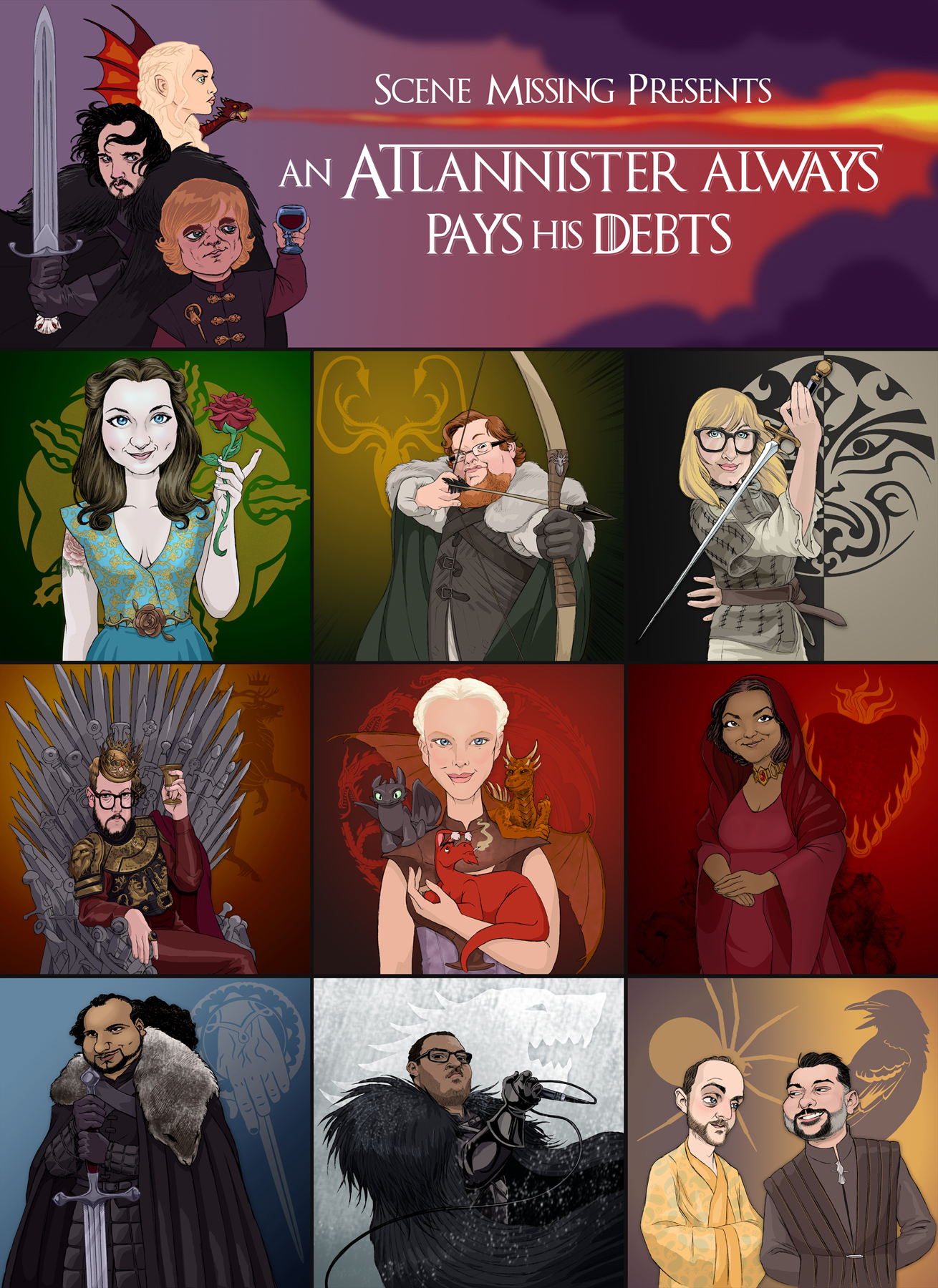 Game Of Thrones Art for Scene Missing