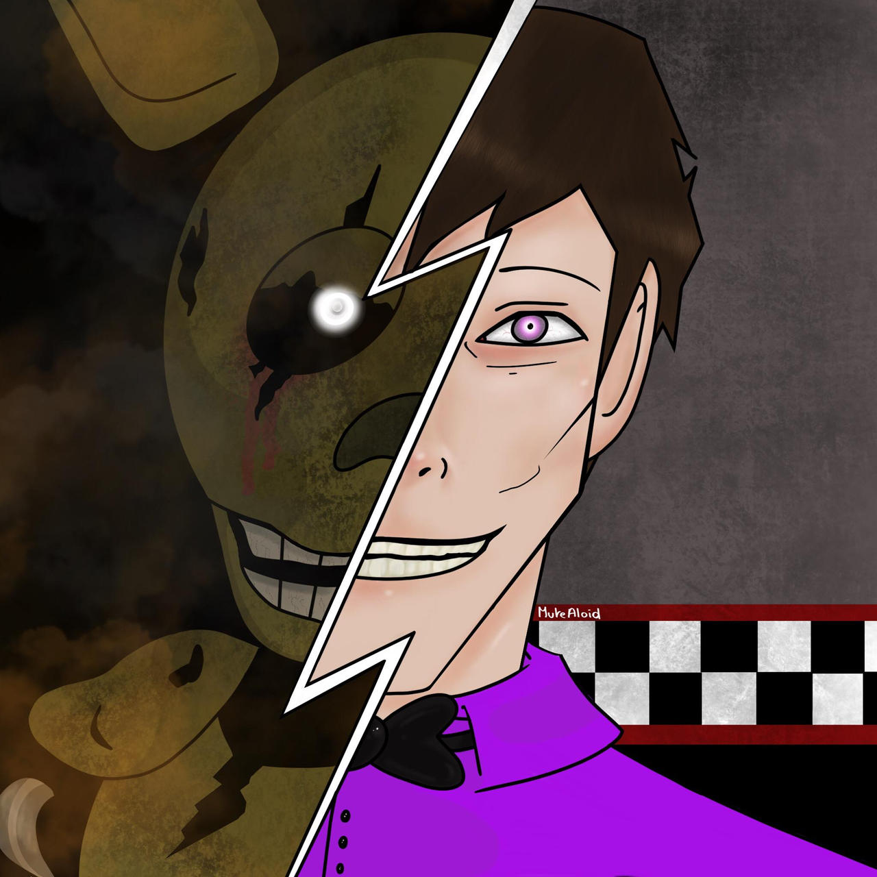 William Afton aka Springtrap by xxfairyxtailxx on DeviantArt