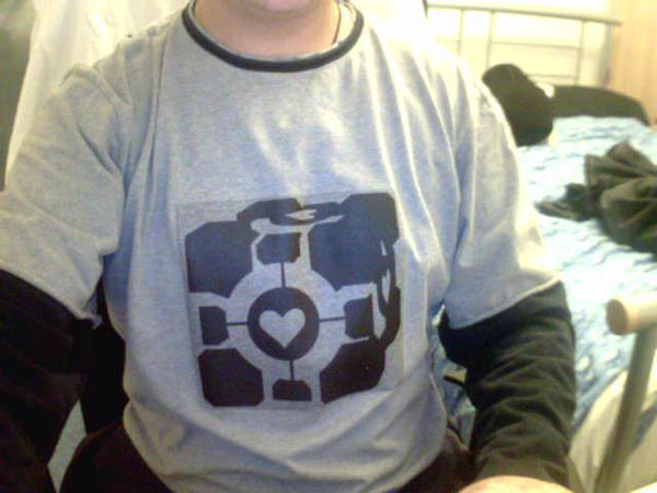 Weighted Companion Cube TShirt