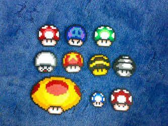 Hama Shrooms normal and custom