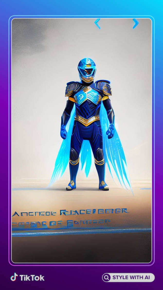 Blue Football Ranger by RSK000 by slammysupermunchie43 on DeviantArt