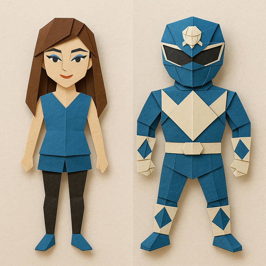 BEL Girl morph into Blue Ranger by RSK000 by slammysupermunchie43 on ...