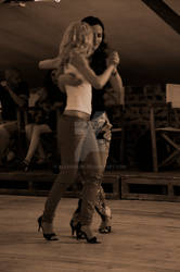 Girls dancing tango