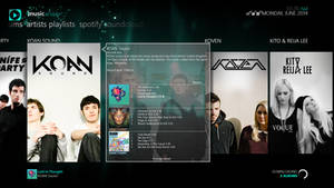 Windows 8 Concept [Selected Artist Tab]