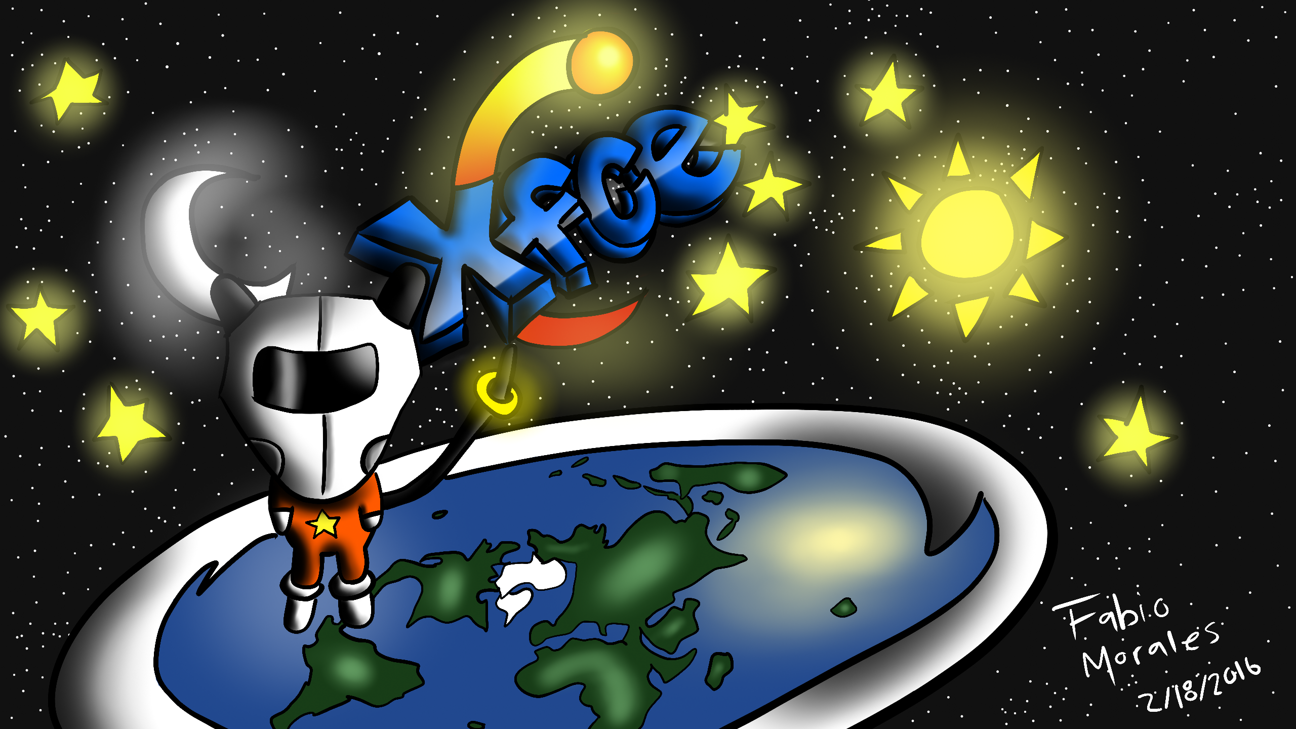 Xfce space