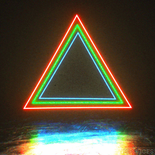 Neon triangle gif by DevartTube on DeviantArt