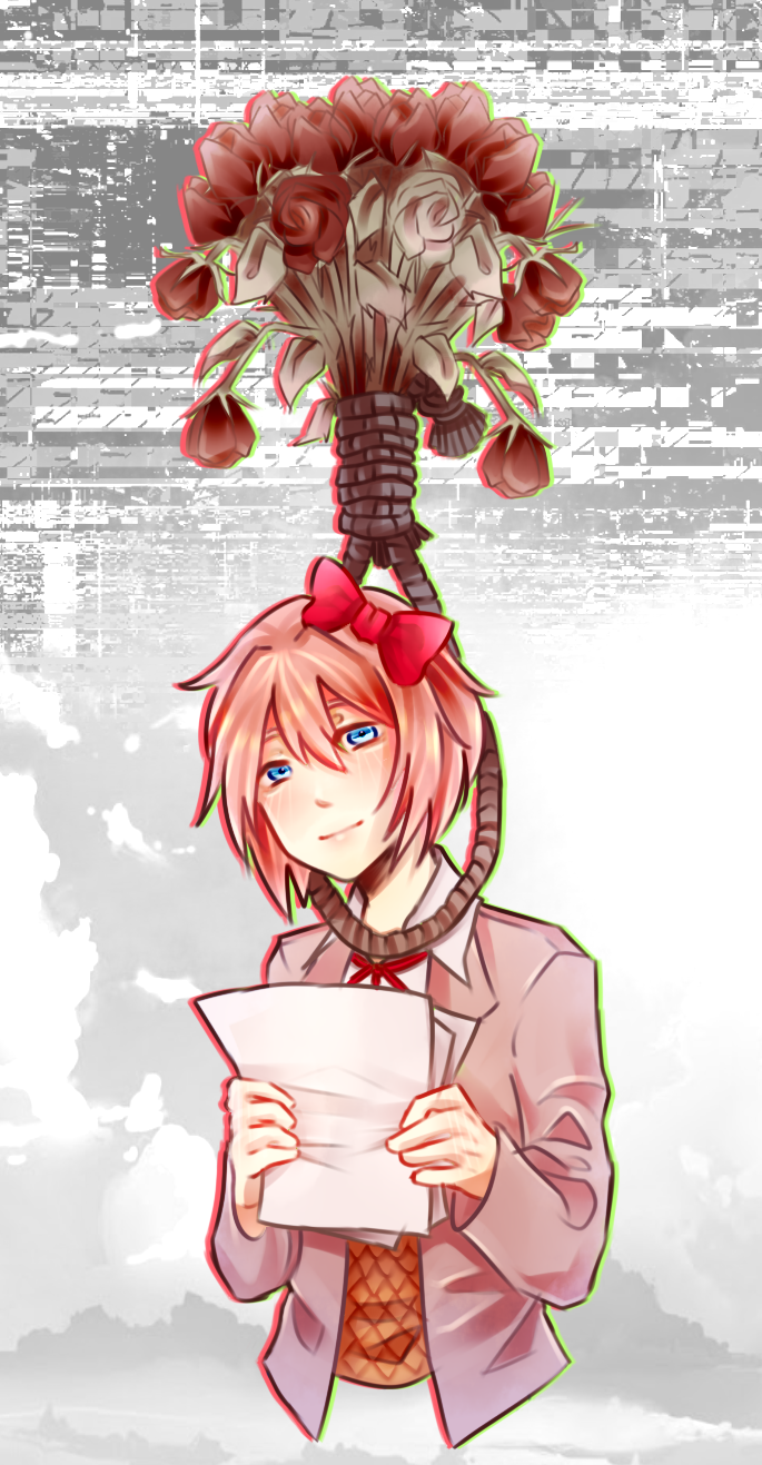 pics Sayori Fanart Hanging doki doki literature club sayori by
