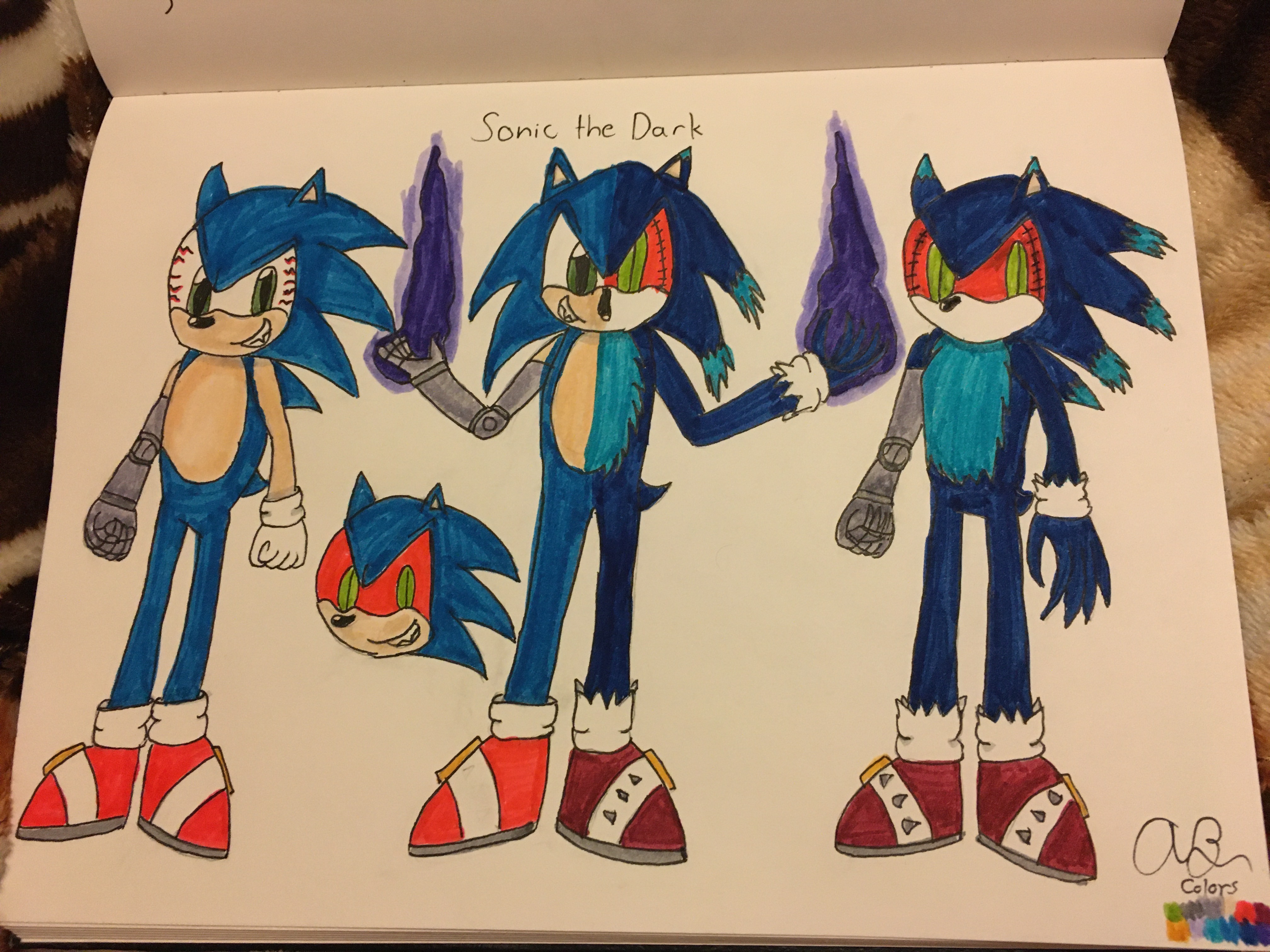 Dark Sonic by splushmaster12 on DeviantArt