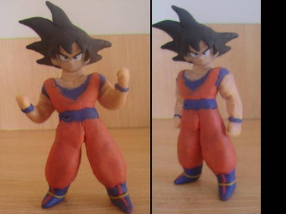 Goku en plastilina