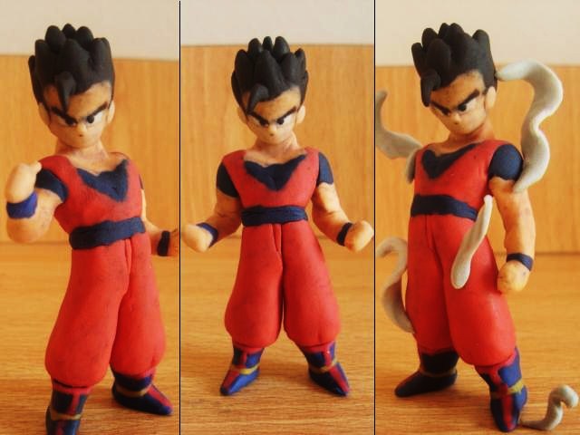 Mystic gohan en plastilina