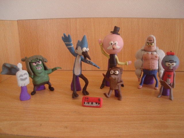 Regular show en plastilina